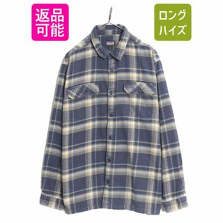 patagonia - 18年製 パタゴニア フィヨルド フランネル シャツ メンズ XL / アウトドア Patagonia チェック オーガニック コットン ネルシャツ ボックス