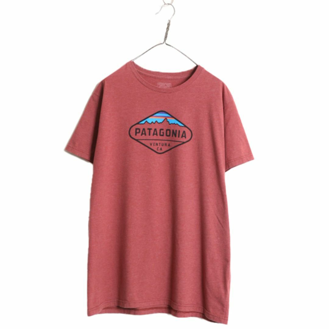 patagonia(パタゴニア)の17年製 パタゴニア プリント 半袖 Tシャツ メンズ XXL / 古着 Patagonia アウトドア フィッツロイ クレスト 大きいサイズ スリムフィット メンズのトップス(Tシャツ/カットソー(半袖/袖なし))の商品写真