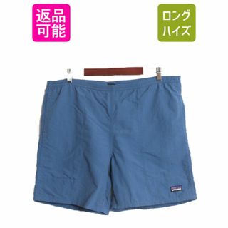 パタゴニア(patagonia)の14年製 パタゴニア バギーズ ロング ショーツ メンズ М / 古着 Patagonia ナイロン ショートパンツ 短パン 海パン スイム アウトドア 青(ショートパンツ)