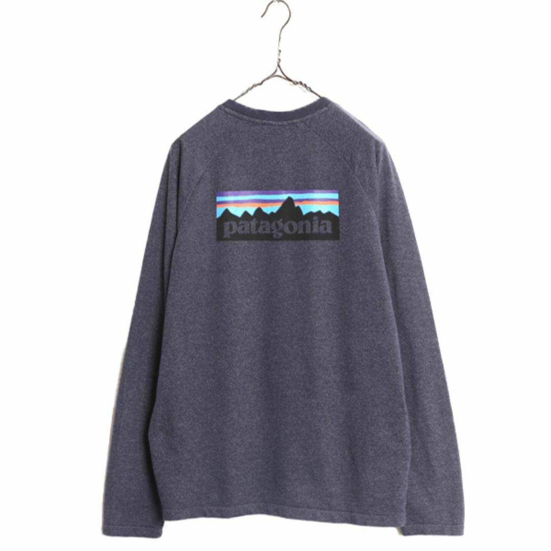 注目ブランド patagonia - 17年製 パタゴニア ロゴ 両面 プリント ライト 長袖Tシャツ