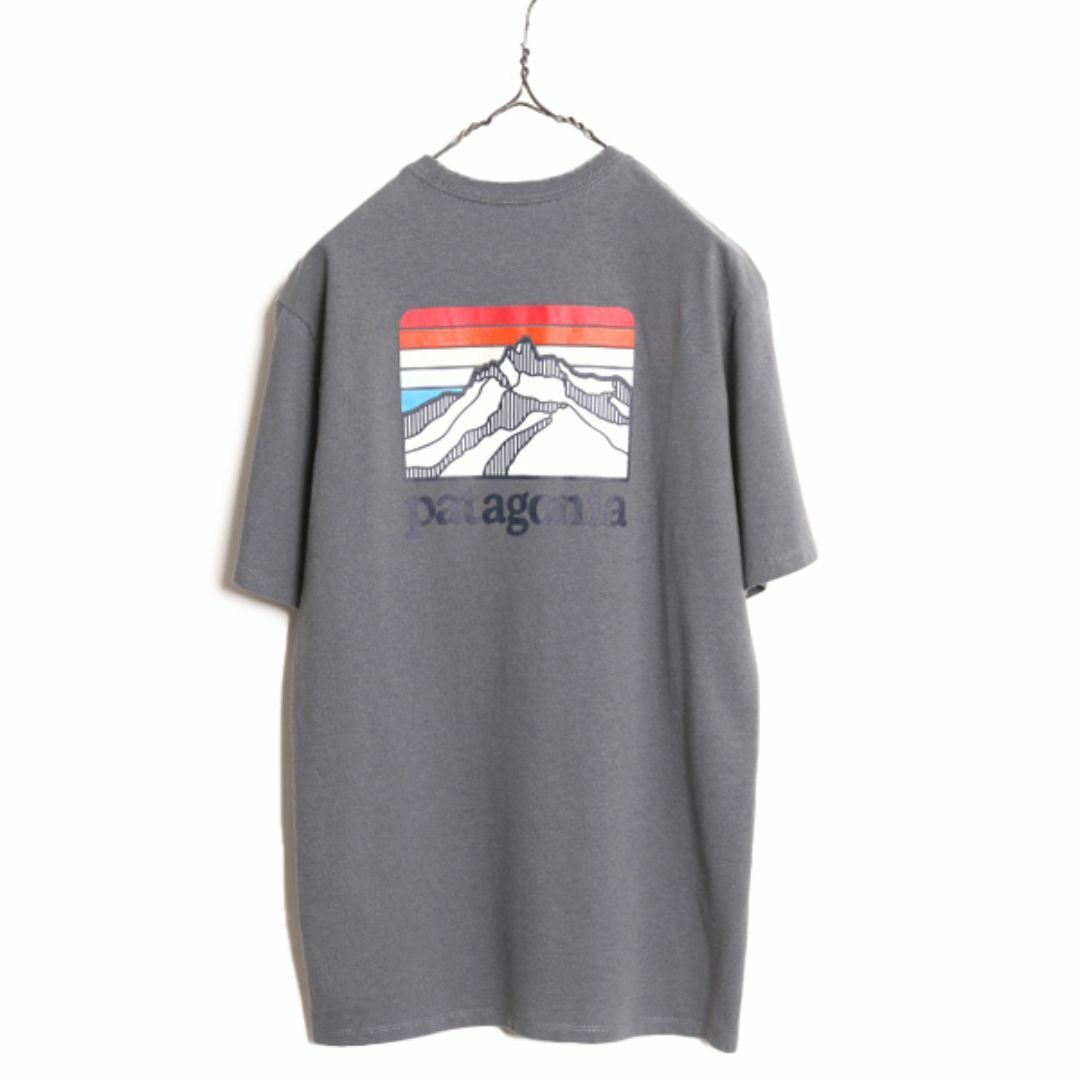 patagonia(パタゴニア)の22年製 パタゴニア ポケット付き 両面 プリント 半袖 Tシャツ メンズ S / Patagonia ポケT アウトドア グラフィック アート バックプリント メンズのトップス(Tシャツ/カットソー(半袖/袖なし))の商品写真