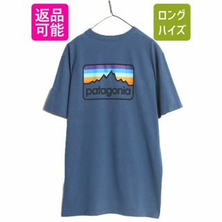 17年製 パタゴニア 両面 プリント 半袖 Tシャツ メンズ XL 古着 Patagonia アウトドア イラスト グラフィック バックプリント クルーネック(Tシャツ/カットソー(半袖/袖なし))