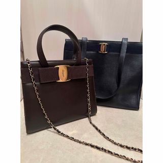 サルヴァトーレフェラガモ(Salvatore Ferragamo)のまとめ売り★Ferragamoフェラガモ 2wayバッグ（ハンド肩掛けショルダー(トートバッグ)