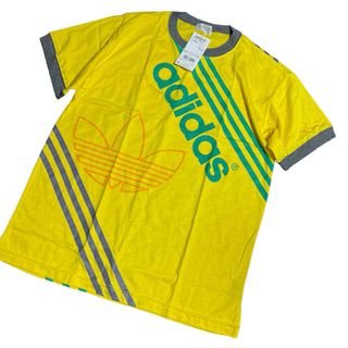 アディダス(adidas)の【未使用品】90s アディダス 銀タグ 半袖 カットソー Tシャツ L相当(Tシャツ/カットソー(半袖/袖なし))