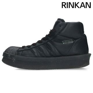 リックオウエンス(Rick Owens)のリックオウエンス ×アディダス adidas  MASTODON PRO MODEL BA9763 レースアップハイカットスニーカー レディース 24.5cm(スニーカー)