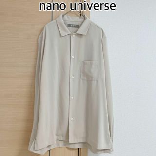 ナノユニバース(nano・universe)のnano universe ナノユニバース　長袖ブラウス　ベージュ(シャツ/ブラウス(長袖/七分))