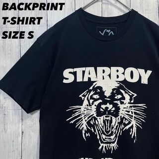 アメリカ古着　XO アニマルプリントTシャツ　S 黒ユニセックス古着(Tシャツ/カットソー(半袖/袖なし))