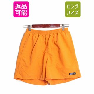 パタゴニア(patagonia)の21年製 パタゴニア バギーズ ショーツ メンズ S / Patagonia アウトドア ナイロン ショートパンツ 短パン ライナー付き マンゴー オレンジ(ショートパンツ)