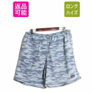 パタゴニア(patagonia)のパタゴニア バギーズ ロング ショーツ メンズ XL / Patagonia アウトドア 総柄 ナイロン ショートパンツ 短パン ライナー付き 大きいサイズ(ショートパンツ)