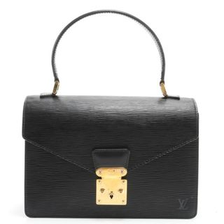 ルイヴィトン(LOUIS VUITTON)のルイヴィトン エピ コンコルド ノワール M52132 レザー ハンドバッグ トート トップハンドル 本革 黒 レディース EEM X15-5(ハンドバッグ)