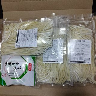 沖縄そば 照喜名〈生麺〉6食（130g×2×3袋）+だし6食【ネコポス投函】③(麺類)