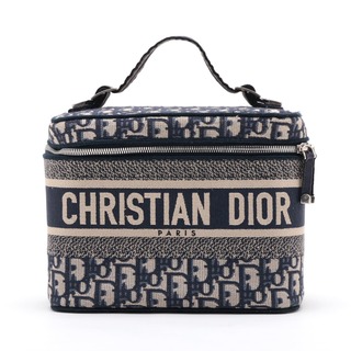 Christian Dior - クリスチャンディオール  キャンバス  ネイビー レディース その他バッグ