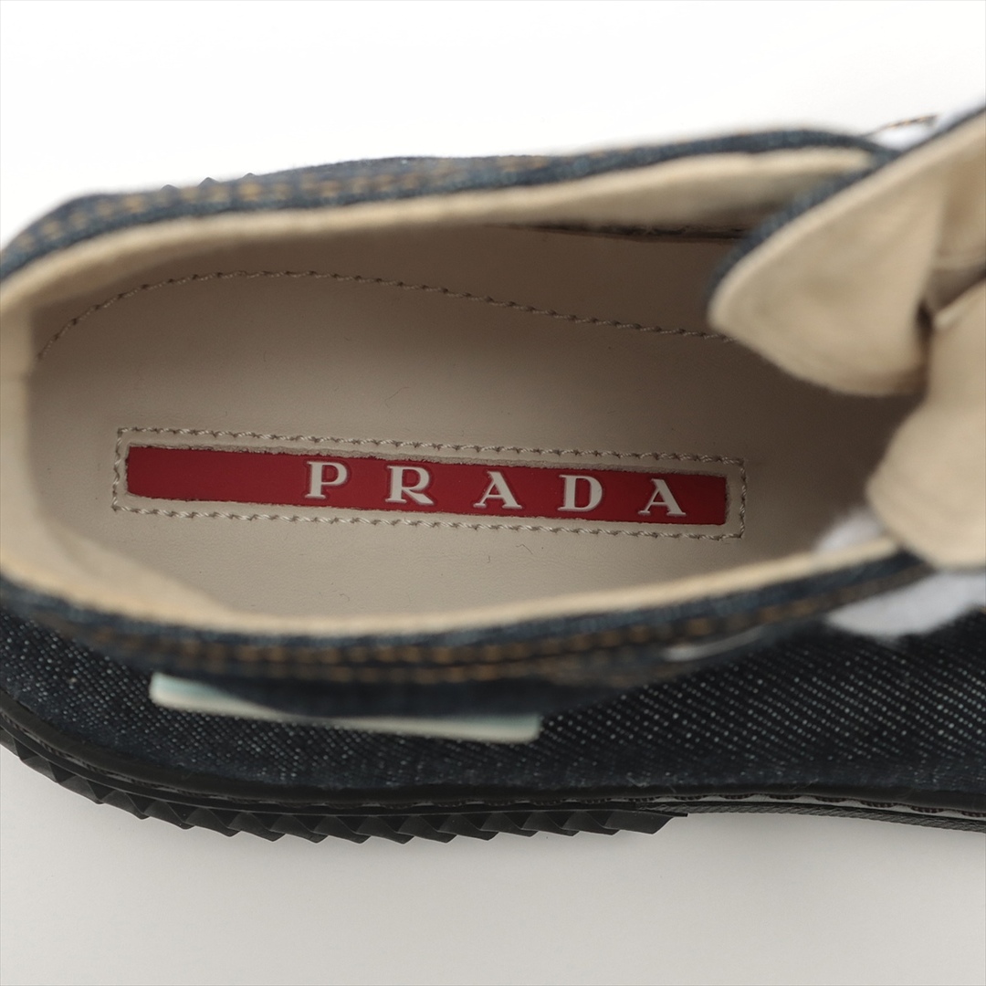 PRADA(プラダ)の極美品 プラダ スポーツ デニム ハイカット スニーカー 8 1/2 27.5cm 相当 4T 3218 レースアップ 靴 シューズ メンズ EEM X15-1 メンズの靴/シューズ(スニーカー)の商品写真