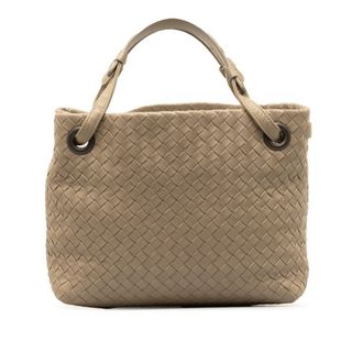 ボッテガヴェネタ(Bottega Veneta)の美品 ボッテガヴェネタ イントレチャート ハンドバッグ トートバッグ レザー レディース BOTTEGAVENETA 【228-48088】(ハンドバッグ)