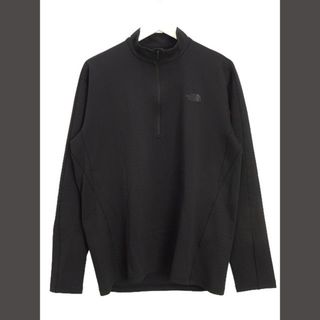 ザノースフェイス(THE NORTH FACE)のザノースフェイス フラッシュドライ ライト ジップ アップ 黒 XL シャツ(その他)