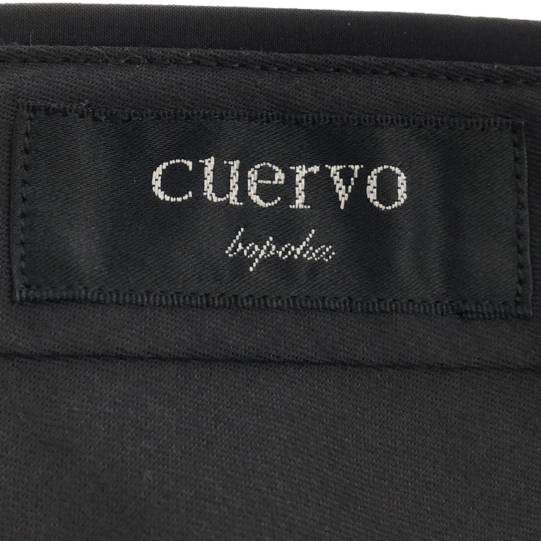クエルボ(クエルボ)のcuervo bopoha クエルボ ヴァローナ Brad ナイロンストレッチスラックスパンツ  ブラック 50 メンズのパンツ(スラックス)の商品写真