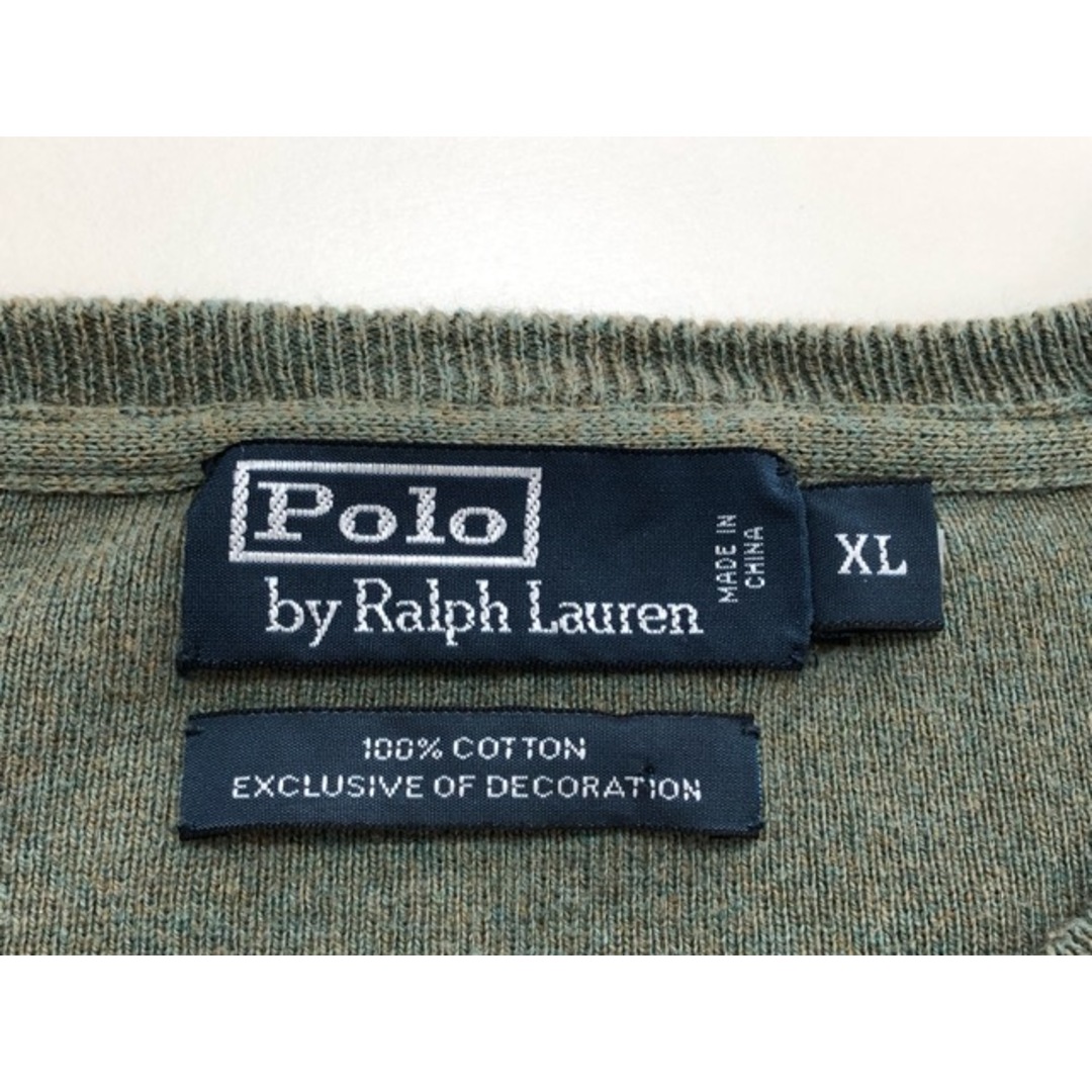 POLO RALPH LAUREN(ポロラルフローレン)のPolo by Ralph Lauren（ポロバイラルフローレン）前V　 ニット　セーター　コットン【E3001-007】 メンズのトップス(ニット/セーター)の商品写真