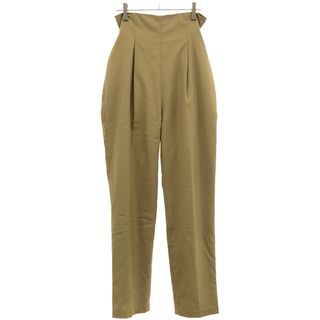 クラネ(CLANE)のCLANE クラネ 21SS BACK OPEN HW PANTS バックオープンポリエステルパンツ 10110-7022 ベージュ系 1(その他)