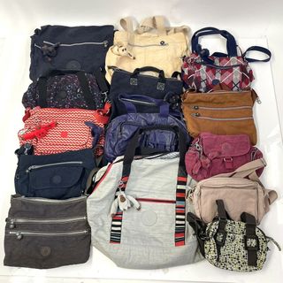 kipling - まとめ 14点 セット キプリング 2WAY ショルダーバッグ 斜め掛け メッセンジャー トート 通勤 A4 メンズ レディース EEM X17-8