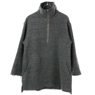 Plage プラージュ 22AW TWEED half zip ツイードハーフジッププルオーバー  グレー F