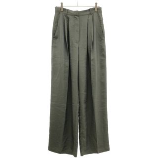 クラネ(CLANE)のCLANE クラネ GLOSS WEAVE TUCK PANTS グロスウェーブタックパンツ 19110-7111 ブルー系 1(その他)