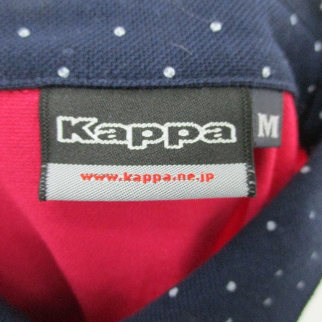 Kappa(カッパ)のカッパ kappa ポロシャツ 半袖 ロゴ 文字 ワンポイント M ピンク レディースのトップス(ポロシャツ)の商品写真