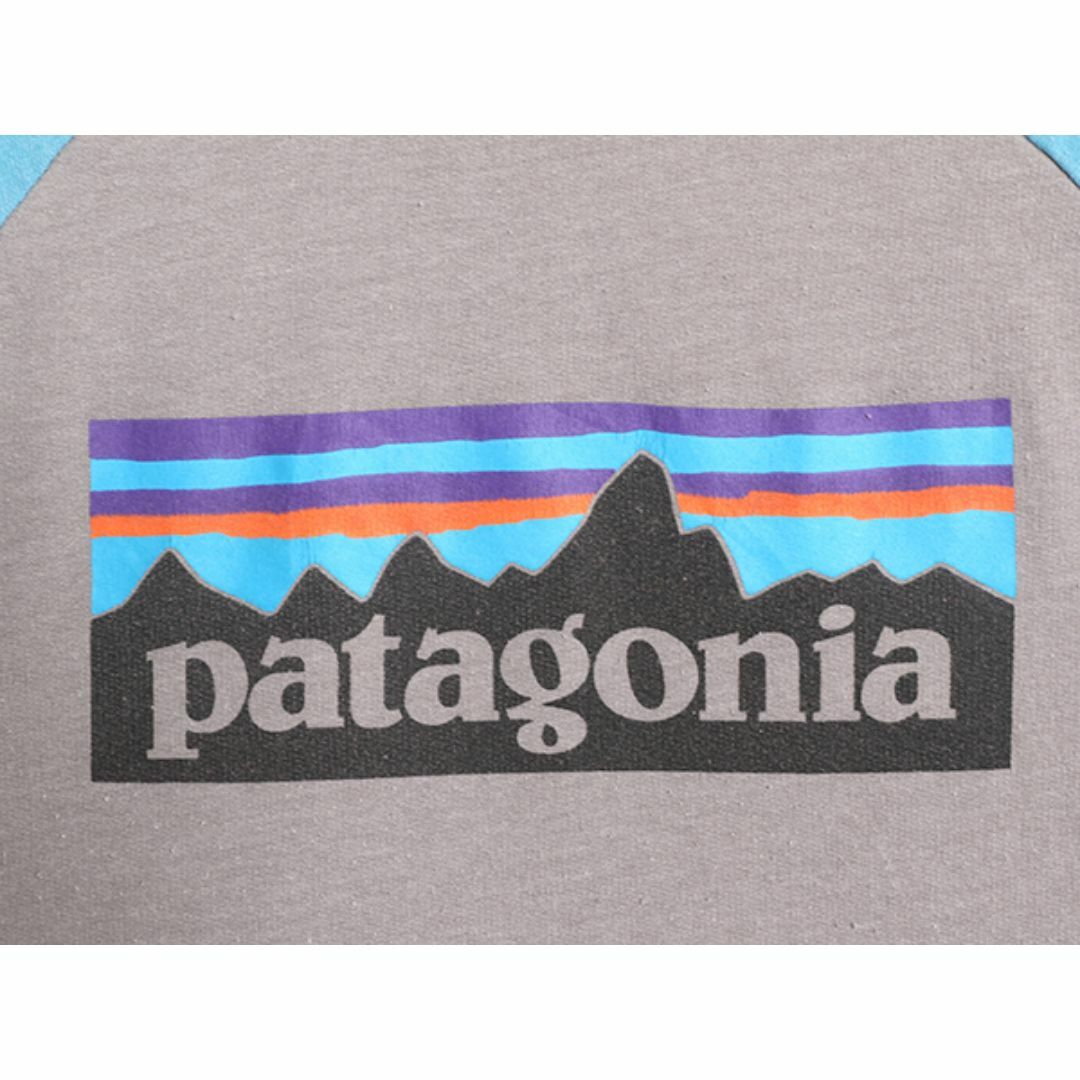 patagonia(パタゴニア)の19年製 パタゴニア プリント ライトウェイト スウェット メンズ XL Patagonia 長袖Tシャツ ロンT P6 バックプリント 薄手 ラグラン 2トーン メンズのトップス(スウェット)の商品写真