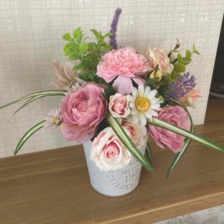  SALE☆アレンジメントフラワー　薔薇　　ラナンキュラス　ピンク系のお花(その他)