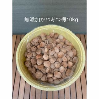 無添加 紀州南高梅白干し　かわあつ梅　１０kg(漬物)