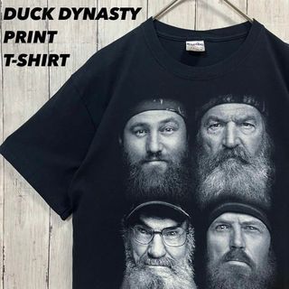 JERZEES - 古着　アメリカ人気TVドキュメンタリーDUCK DYNASTYプリントTシャツM