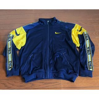 ナイキ(NIKE)の90s NIKE トラックジャケット スウッシュ刺繍ロゴ USA line  (ジャージ)