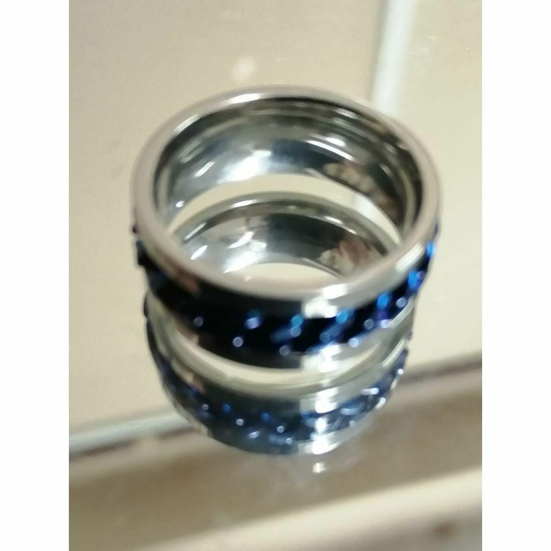 【H162】リング メンズ ブルー アクセサリー おしゃれ 指輪 20号 メンズのアクセサリー(リング(指輪))の商品写真