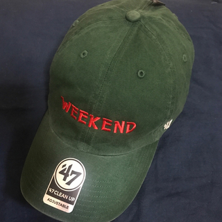 フォーティセブン(47 Brand)の47  WEEKEND グリーン　キャップ　帽子(キャップ)
