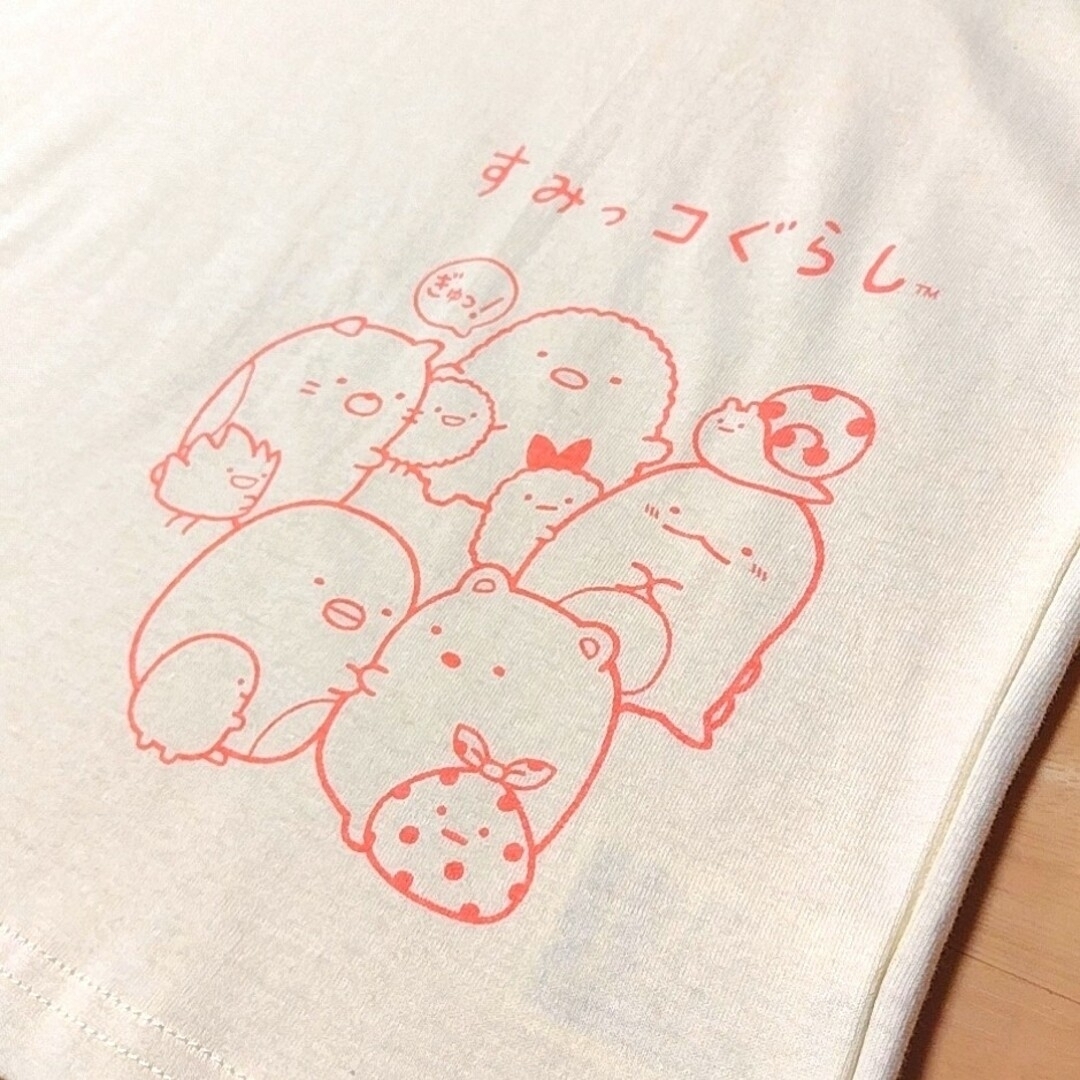 サンエックス(サンエックス)の【新品】すみっコぐらし 半袖 Tシャツ M イエロー トップス レディース レディースのトップス(Tシャツ(半袖/袖なし))の商品写真