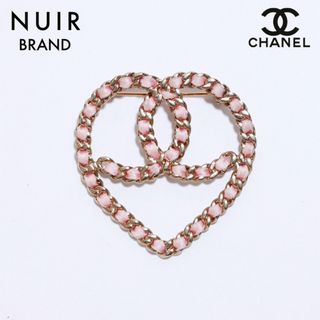 シャネル(CHANEL)のシャネル CHANEL ココマーク ハート ブローチ(ブローチ/コサージュ)