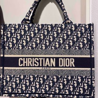 Christian Dior - Dior ブックトート ミディアム ネイビー