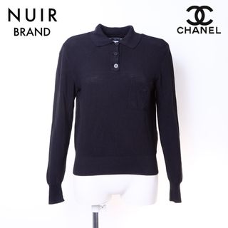 シャネル(CHANEL)のシャネル CHANEL ココボタン カットソー シルク(カットソー(長袖/七分))