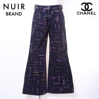 シャネル(CHANEL)のシャネル CHANEL グラフィティ フレアパンツ デニムパンツ デニム(デニム/ジーンズ)