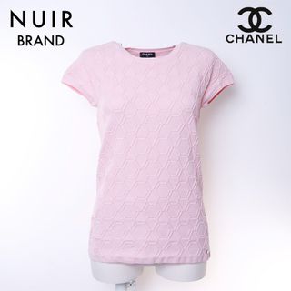 シャネル(CHANEL)のシャネル CHANEL ノースリーブ カットソー コットン(カットソー(長袖/七分))