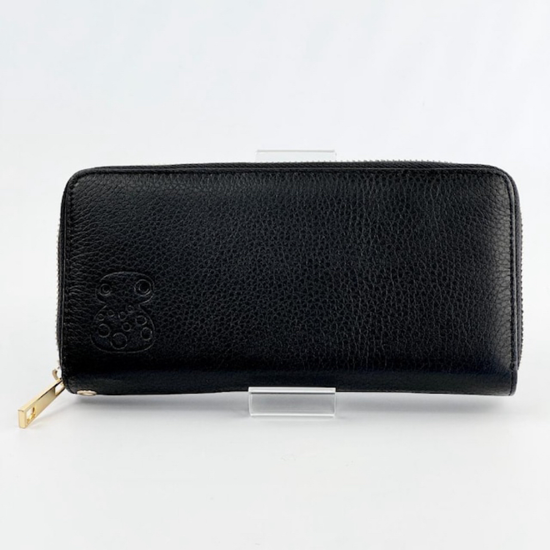 RUFUS LIN】ルーファスリン 高級 長財布 ラウンドジップ 大容量 黒 レディースのファッション小物(財布)の商品写真