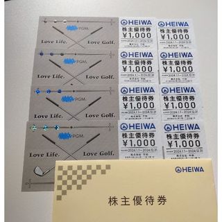 ヘイワ(平和)の匿名配送★平和 HEIWA 株主優待券  8,000円分☆PGM ゴルフ場(ゴルフ場)