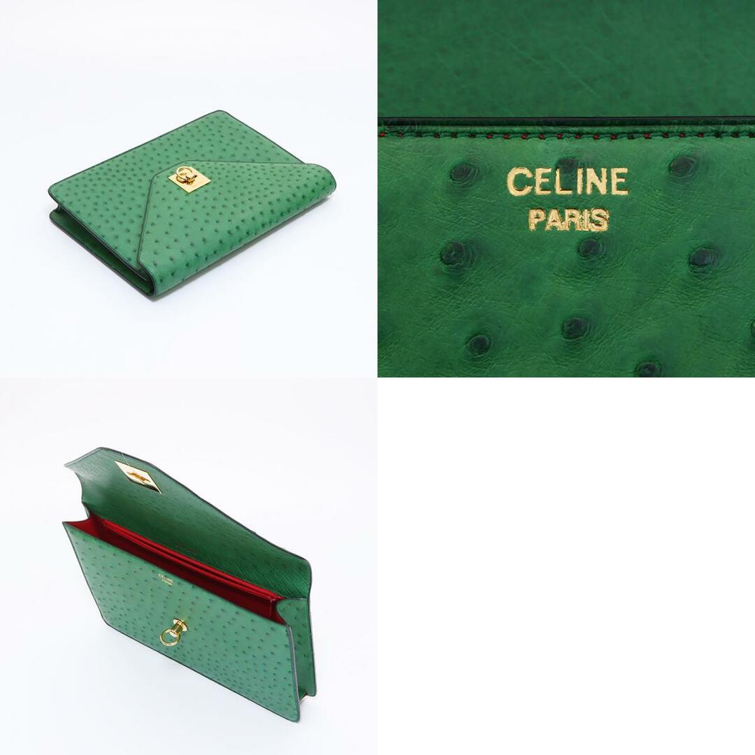 celine(セリーヌ)のセリーヌ CELINE オーストリッチ クラッチバッグ レディースのバッグ(クラッチバッグ)の商品写真