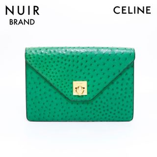 セリーヌ(celine)のセリーヌ CELINE オーストリッチ クラッチバッグ(クラッチバッグ)