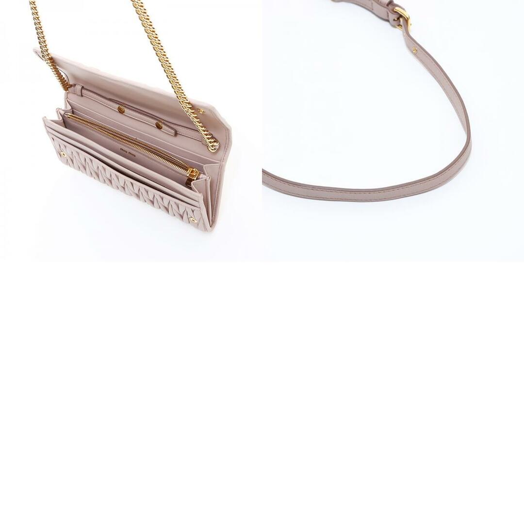 miumiu - ミュウ ミュウ Miu Miu チェーン 財布 ショルダーバッグの miumiu - ミュウ ミュウ Miu Miu チェーン 財布 ショルダーバッグの