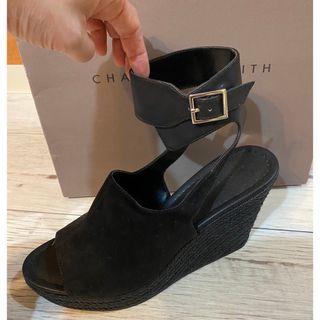 チャールズアンドキース(Charles and Keith)のCharles &Keith ベルト　ウェッジソールサンダル(サンダル)