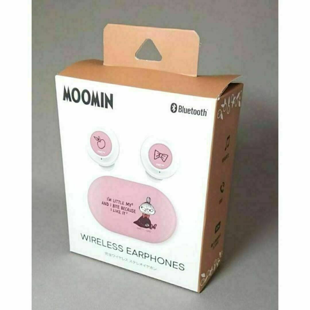 MOOMIN(ムーミン)のムーミン リトルミイ かわいい ワイヤレスイヤホン Bluetooth接続 スマホ/家電/カメラのオーディオ機器(ヘッドフォン/イヤフォン)の商品写真
