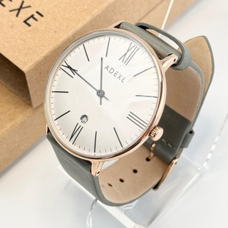 ADEXE - 【ADEXE】GRANDE アデクス グランデ 腕時計 グレージュ 人気 流行 