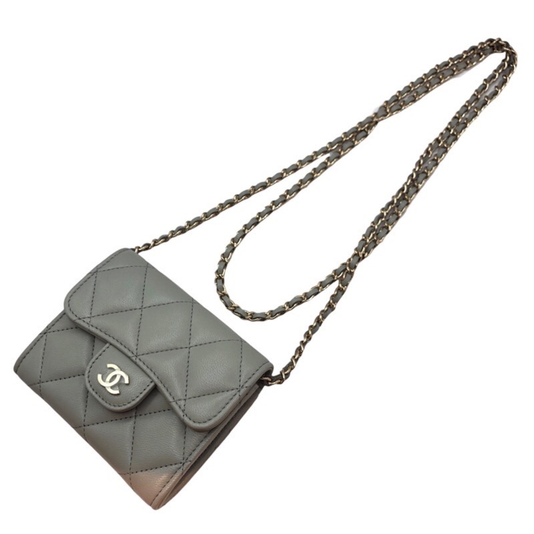 CHANEL(シャネル)の　シャネル CHANEL クラシックミニチェーンウオレット AP2569 ラムスキン/GD金具 レディース ショルダーバッグ レディースのバッグ(ショルダーバッグ)の商品写真