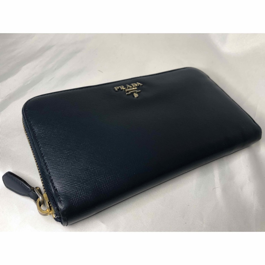 超美品PRADA プラダ 長財布 ラウンドファスナー DENIM 超美品PRADA プラダ 長財布 ラウンドファスナー DENIM