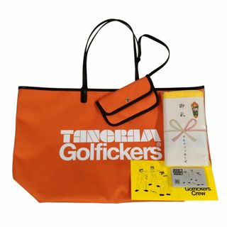 Golfickers ゴルフィッカーズ ポーチ付 トートバッグ ノベルティ付属 オレンジ 正規品 / 33974(トートバッグ)